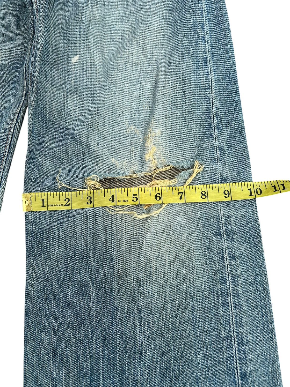 Japanese Brand × Kapital × Vintage Edwin Selvedge Distressed Baggy Mudwash Denim Jeans Size US 31 - 21 Thumbnail