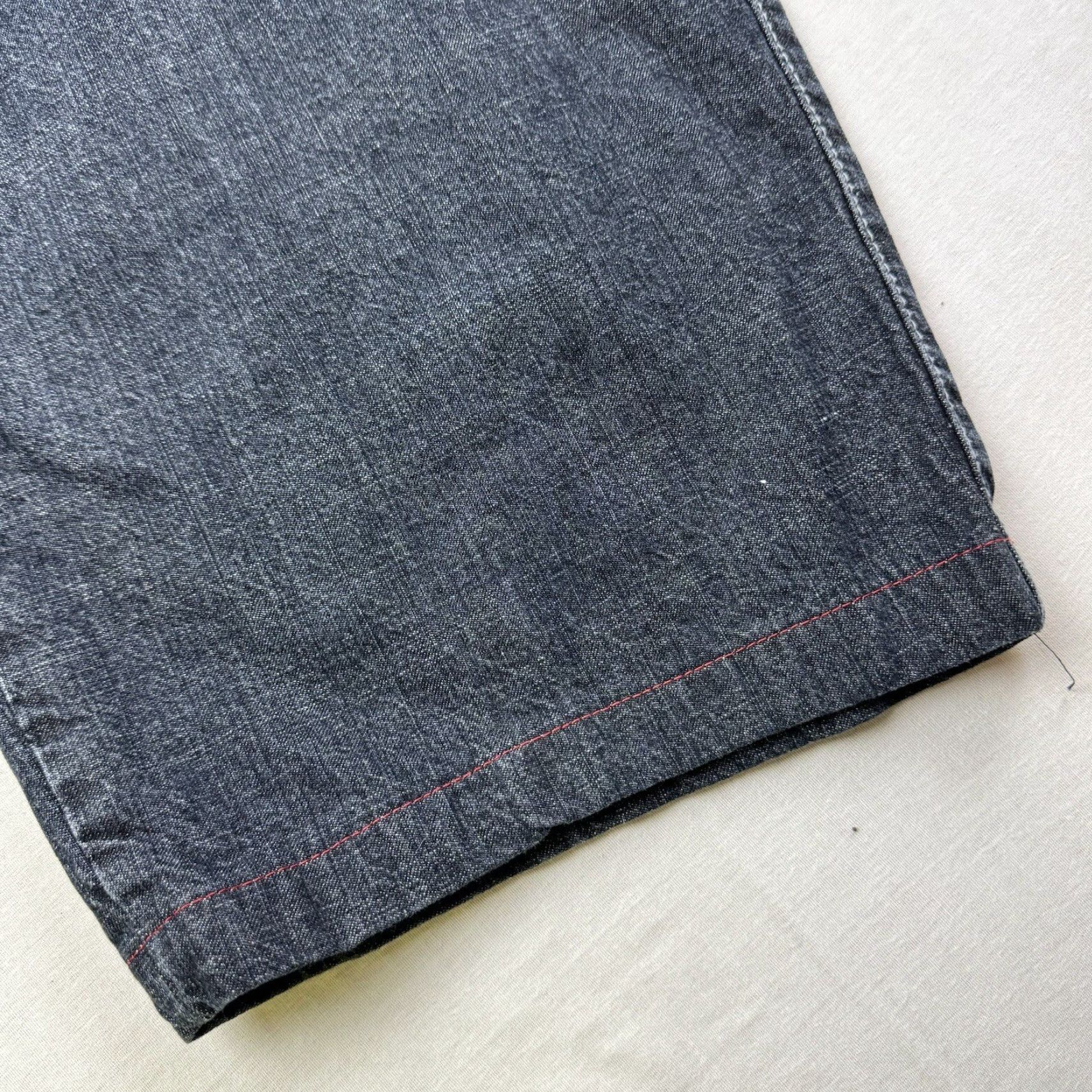Route 66 VINTAGE Route 66 Jeans Black Wide Leg Adult 35x27 High Rise Relaxed Fit Y2K Grunge Mens Size US 35 - 3 Thumbnail