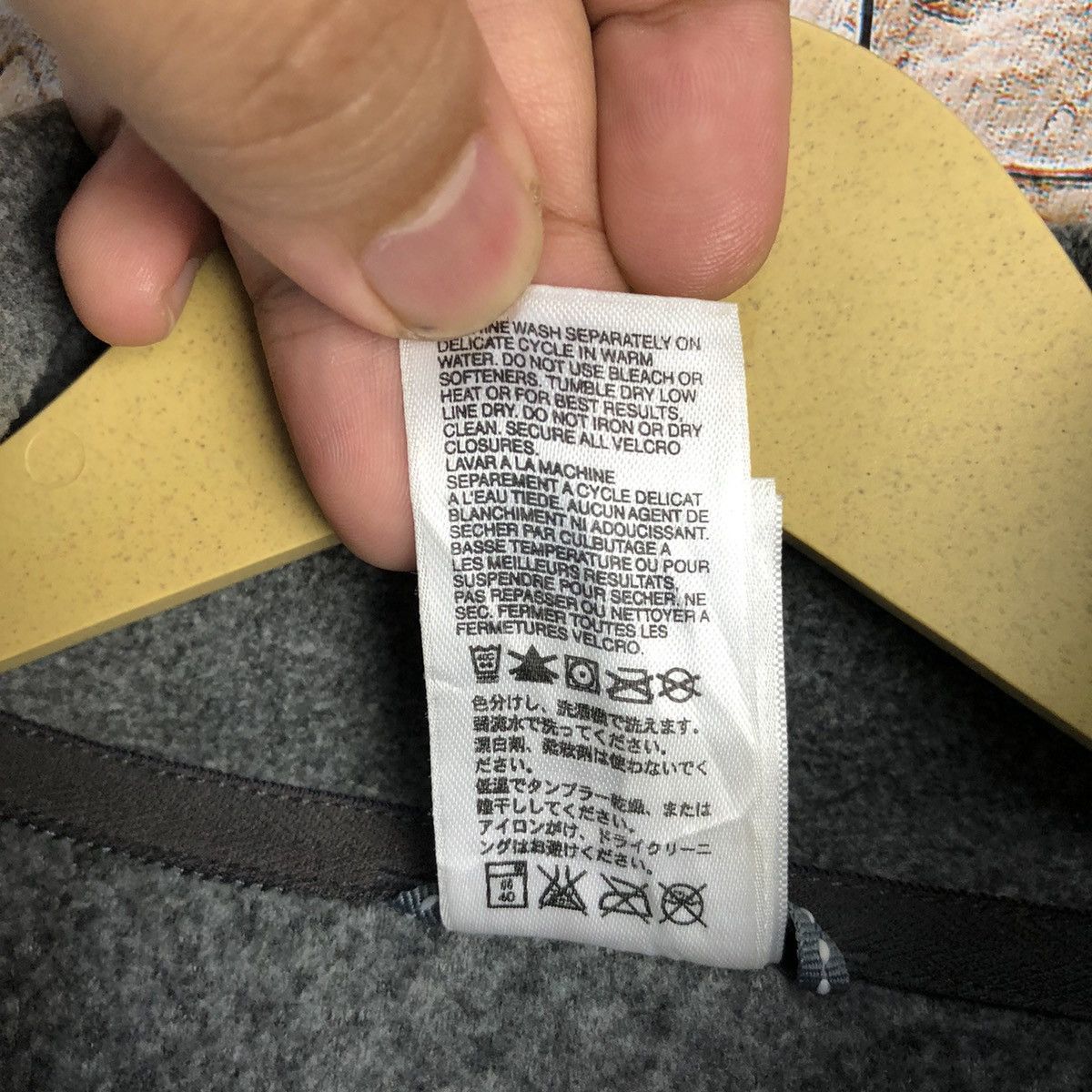 The North Face The North Face Grey fleece Sweater #A806 Size US L / EU 52-54 / 3 - 13 Thumbnail