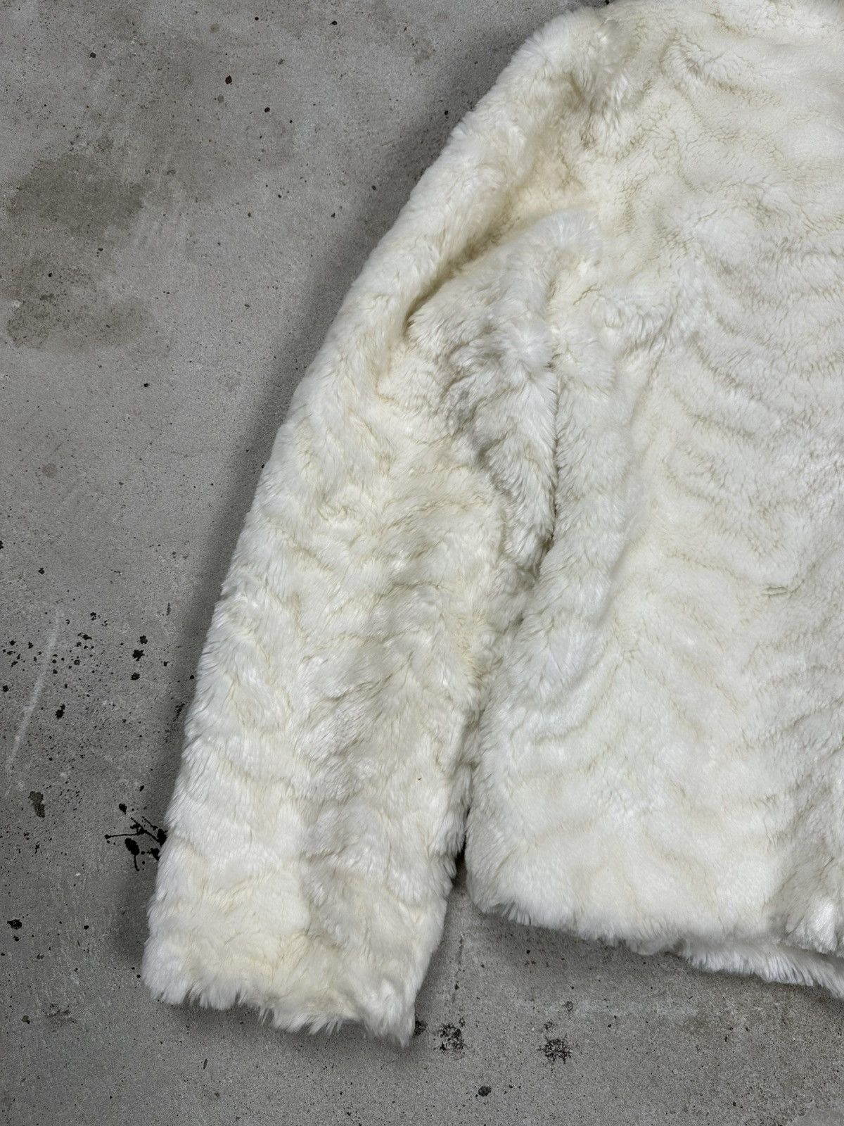 If Six Was Nine × Japanese Brand × Le Grande Bleu (L.G.B.) Vintage Y2K Faux Fur Beige Bomber Jacket Japanese Style Size US XS / EU 42 / 0 - 9 Thumbnail
