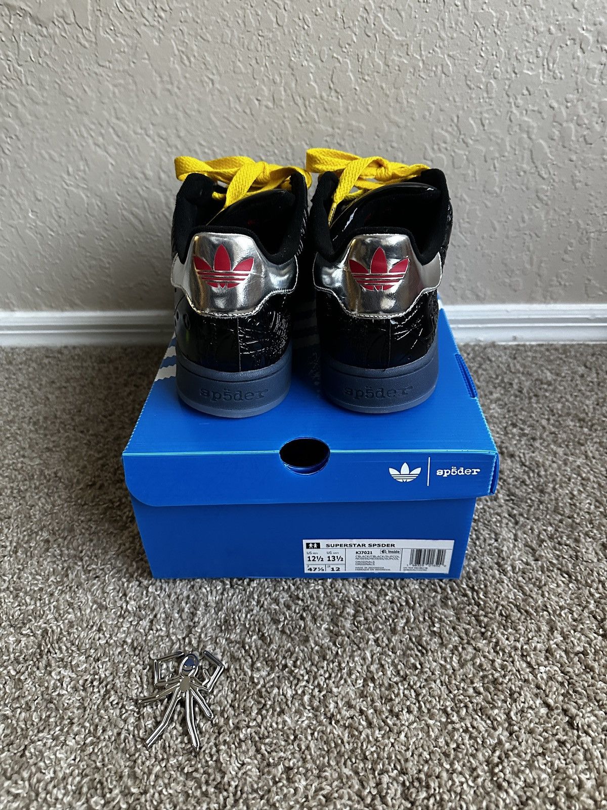 Sp5der Superstar adidas x sp5der (shelltoe) Size US 12.5 / EU 45-46 - 5 Thumbnail