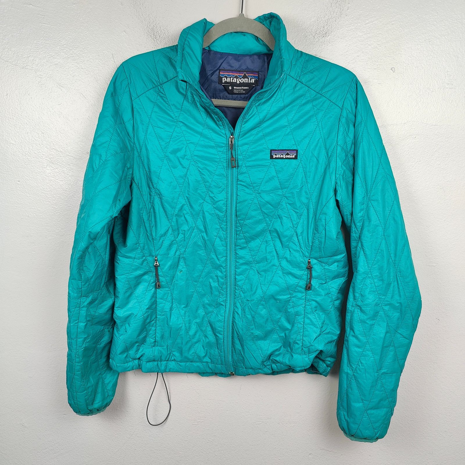 Patagonia Patagonia Nano Puff Jacket Women Small Turquoise Green Size S / US 4 / IT 40 - 1 Thumbnail