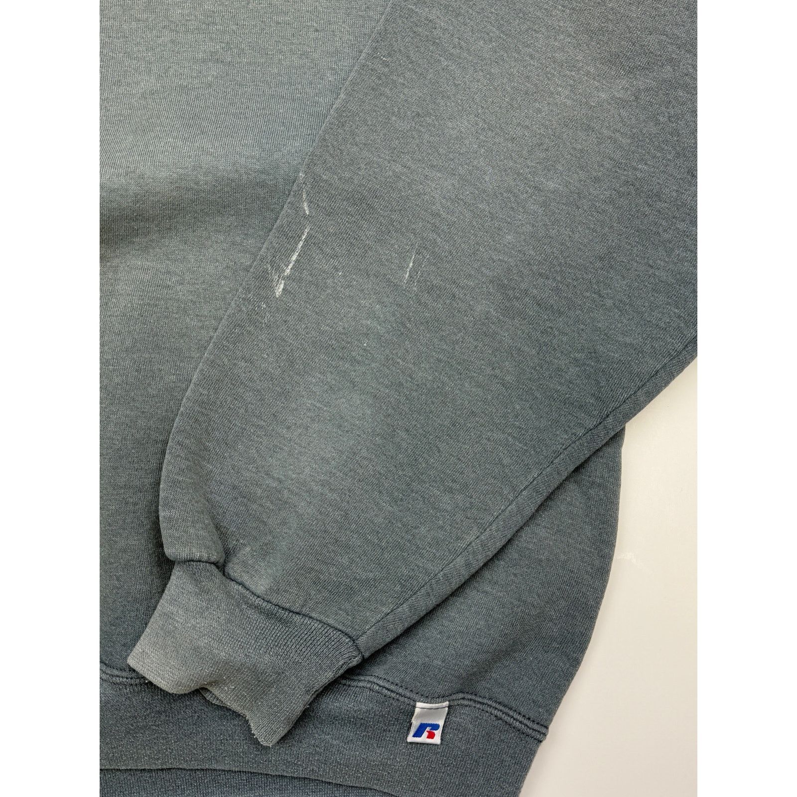 Vintage Russell Athletic Cropped Boxy Sweatshirt Size L Blue Tone Size US L / EU 52-54 / 3 - 4 Thumbnail