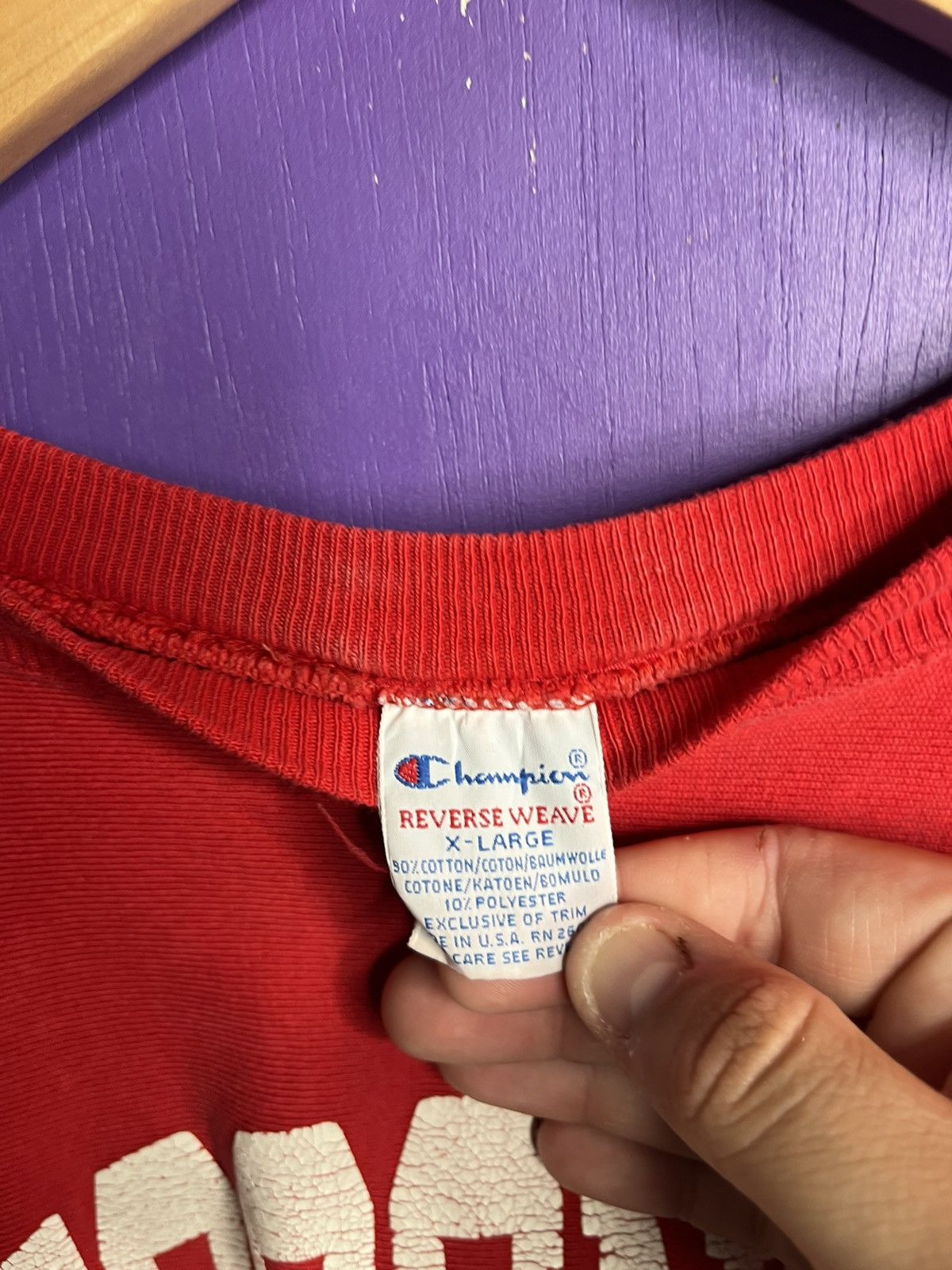 Champion × Vintage Vintage 90s Champion Wisconsin reverse weave crewneck Size US XL / EU 56 / 4 - 4 Thumbnail