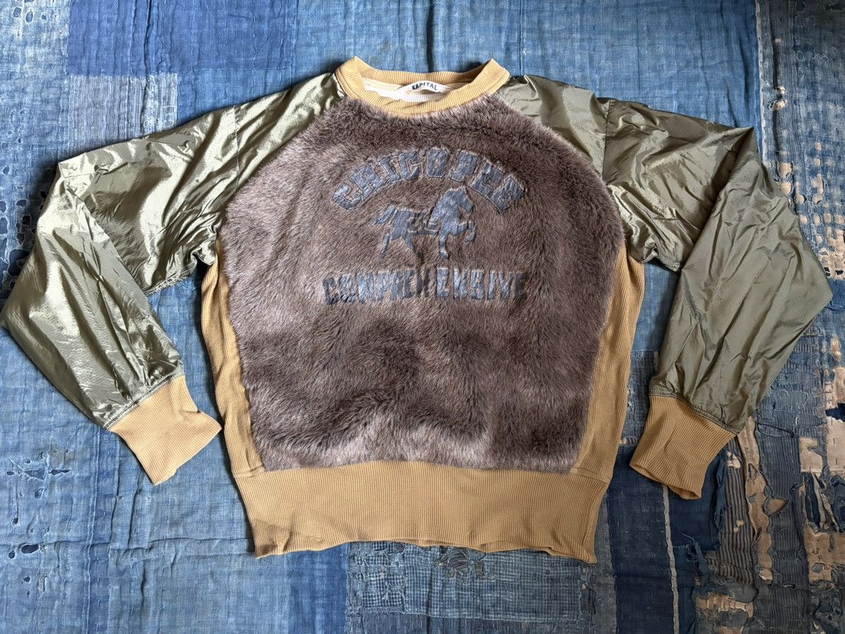 Kapital kapital Faux Fur Nylon Ribbed Sweater Size US L / EU 52-54 / 3 - 1 Thumbnail