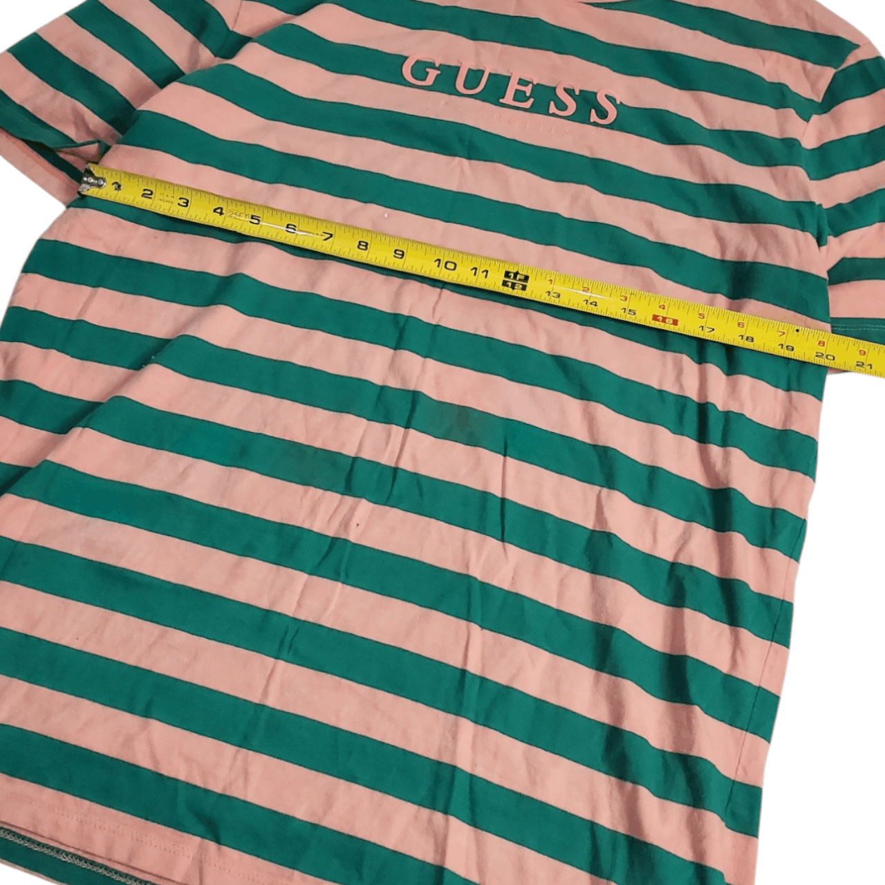 Vintage Guess Striped T-Shirt Size US L / EU 52-54 / 3 - 5 Thumbnail