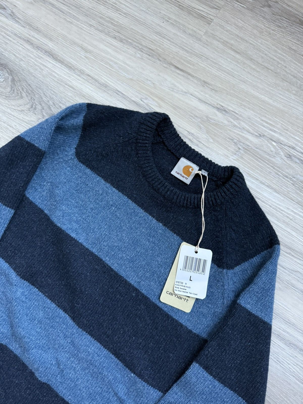 Carhartt Carhartt Striped Wade Wool Sweater Size US L / EU 52-54 / 3 - 2 Thumbnail