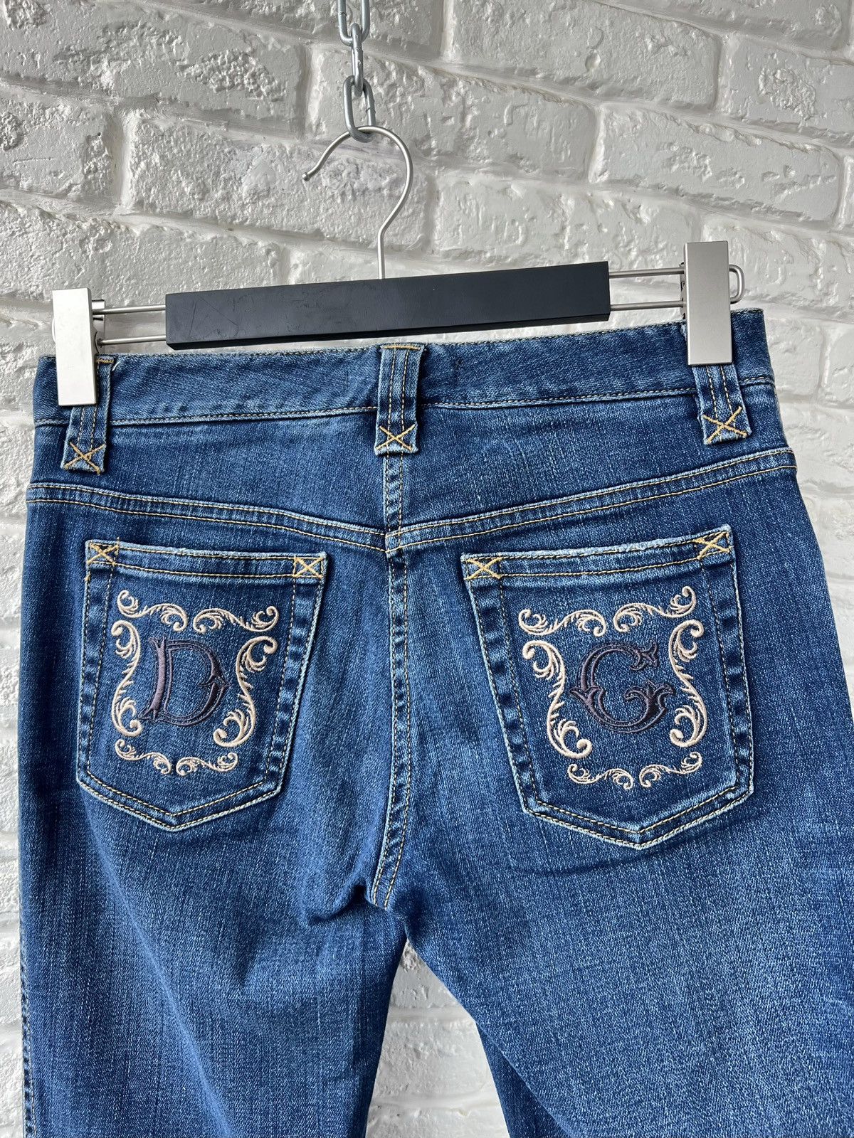 Dolce & Gabbana Dolce & Gabbana D&G Logo Denim Blue Jeans Size 26" / US 2 / IT 38 - 3 Thumbnail