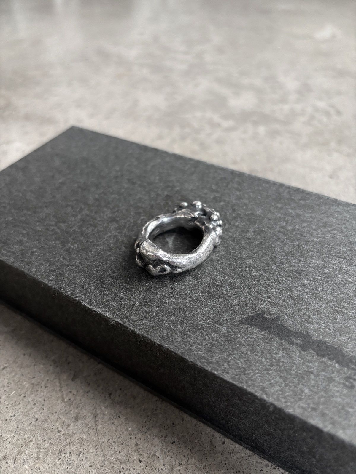 blackmerle Blackmerle Bone Ring Size ONE SIZE - 3 Thumbnail