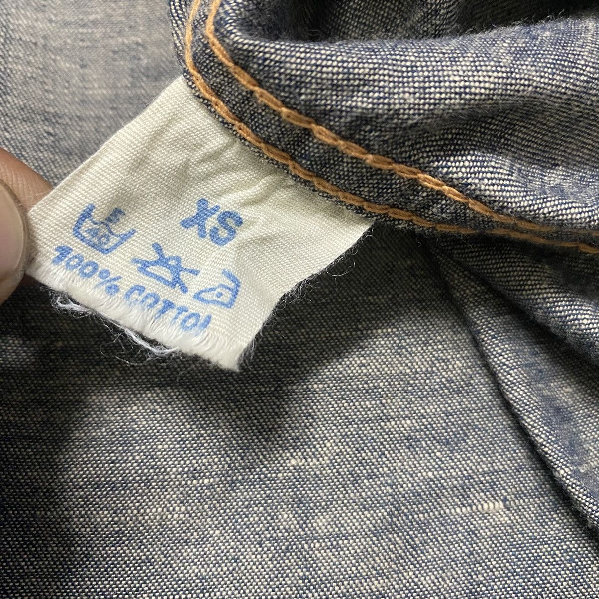 45rpm Made in Indigo Western Denim Shirt Size US XS / EU 42 / 0 - 16 Thumbnail