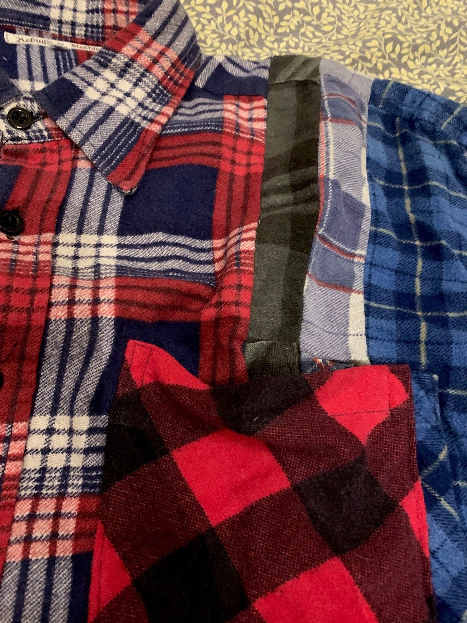 Needles Rebuild by Needles Flannel Shirt - Medium Size US M / EU 48-50 / 2 - 8 Thumbnail