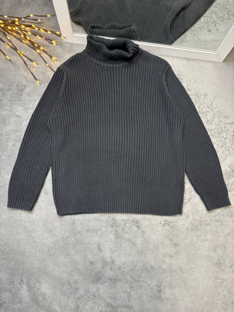 Pre-owned Archival Clothing X Vintage Archival Style Opium Washed Sweater Japanese Y2k In Black