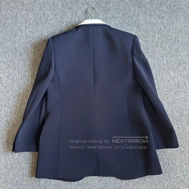 Yves Saint Laurent Saint Laurent Blue Wool Women's Jacket . Size M / US 6-8 / IT 42-44 - 4 Thumbnail
