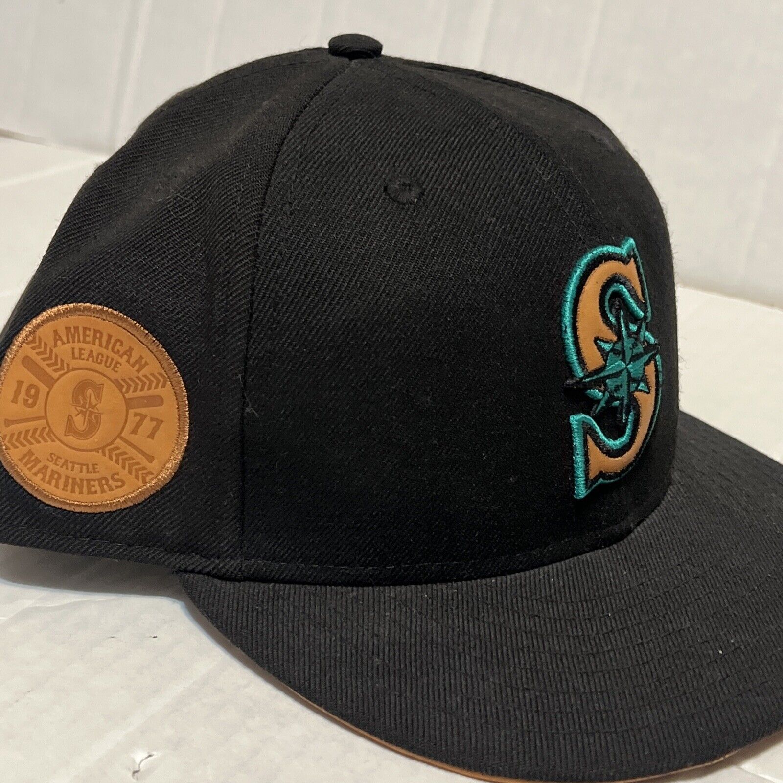 New Era New Era 9Fifty Wilson Wool Seattle Mariners Snapback Hat Size ONE SIZE - 4 Thumbnail