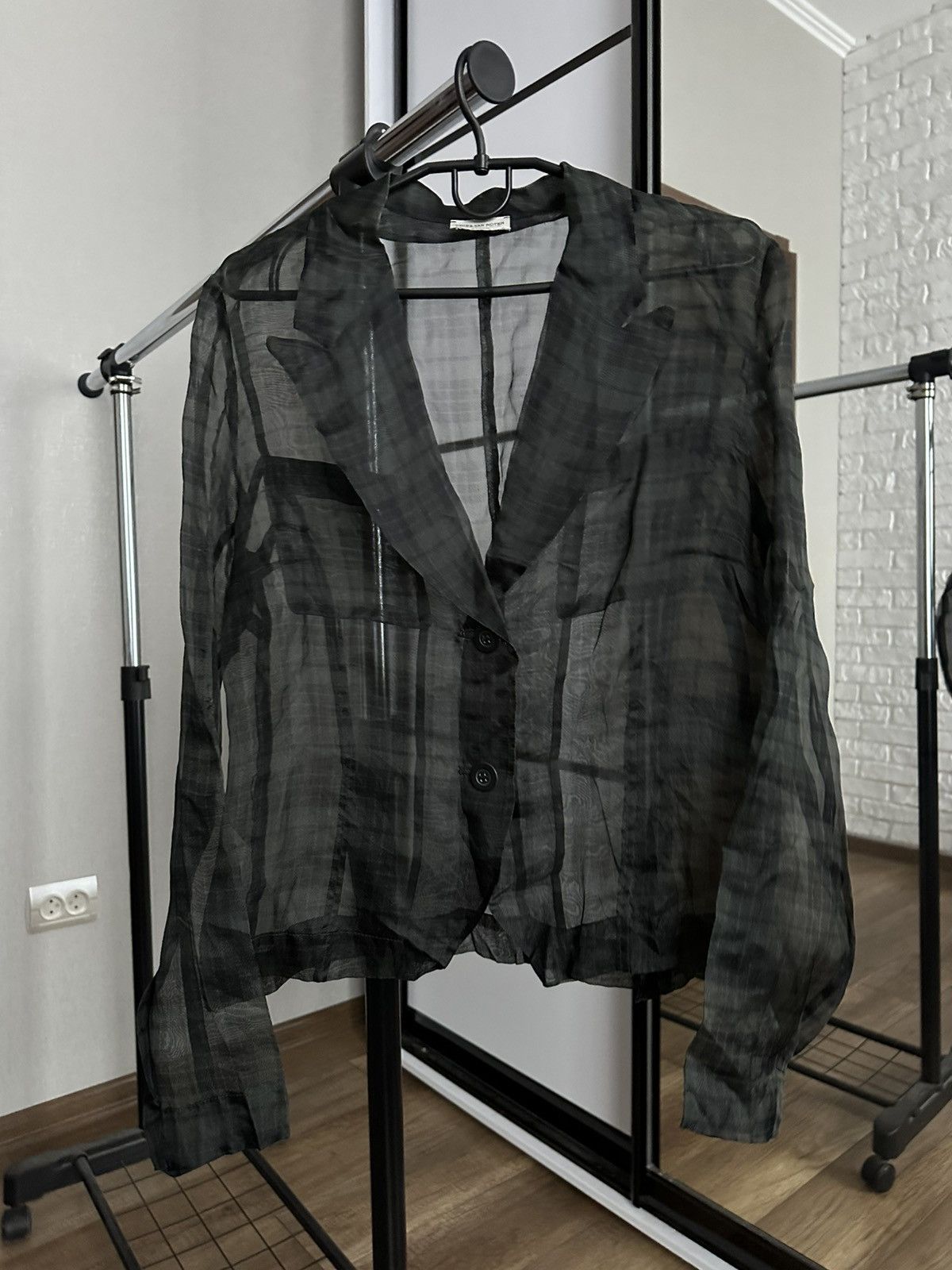 Dries Van Noten Dries Van Noten Silk Blazer Jacket Shirt Long Sleeve Size S / US 4 / IT 40 - 1 Thumbnail