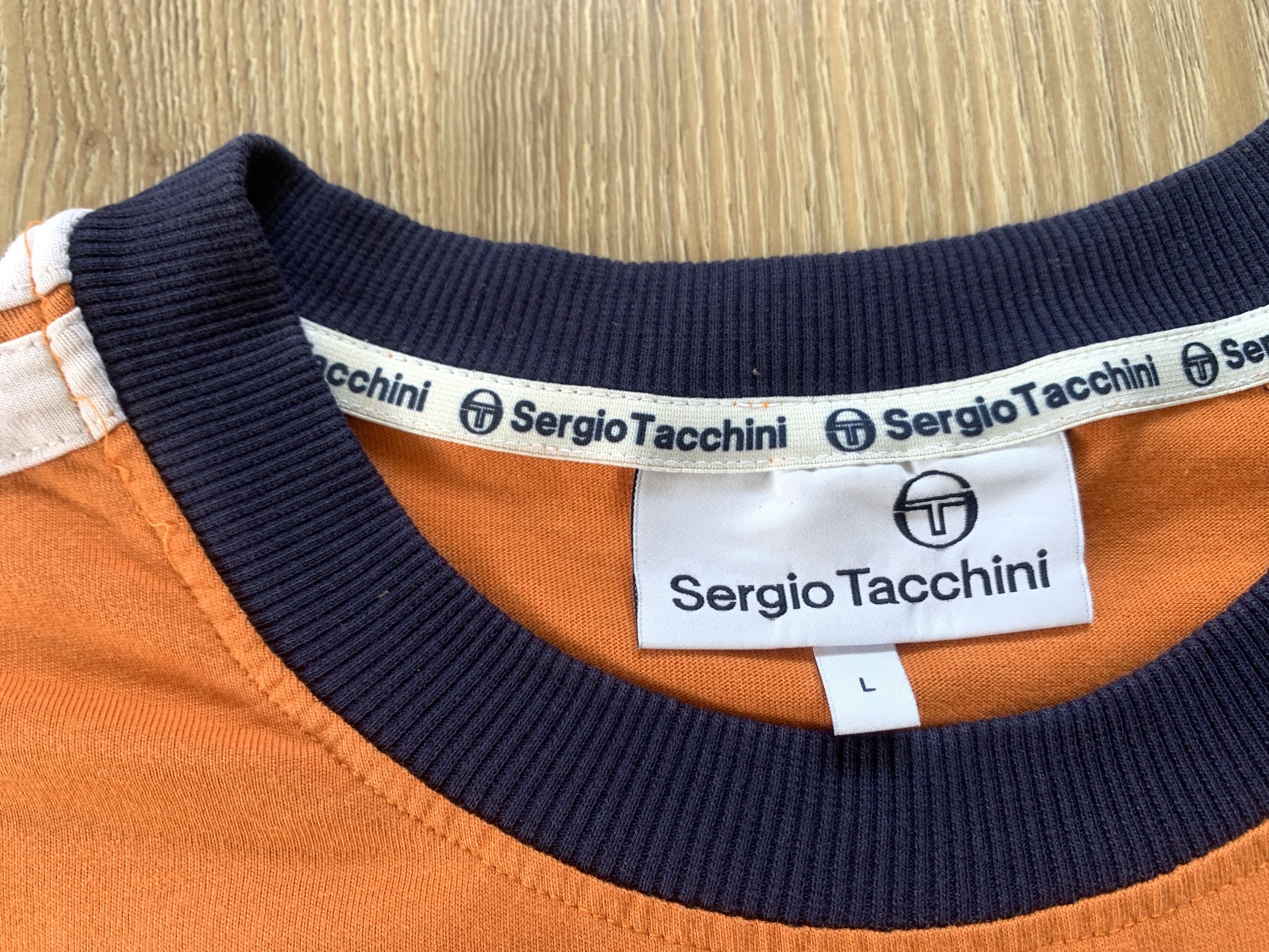 Sergio Tacchini Sergio Tacchini Men's Cotton T-Shirt Size US L / EU 52-54 / 3 - 6 Thumbnail