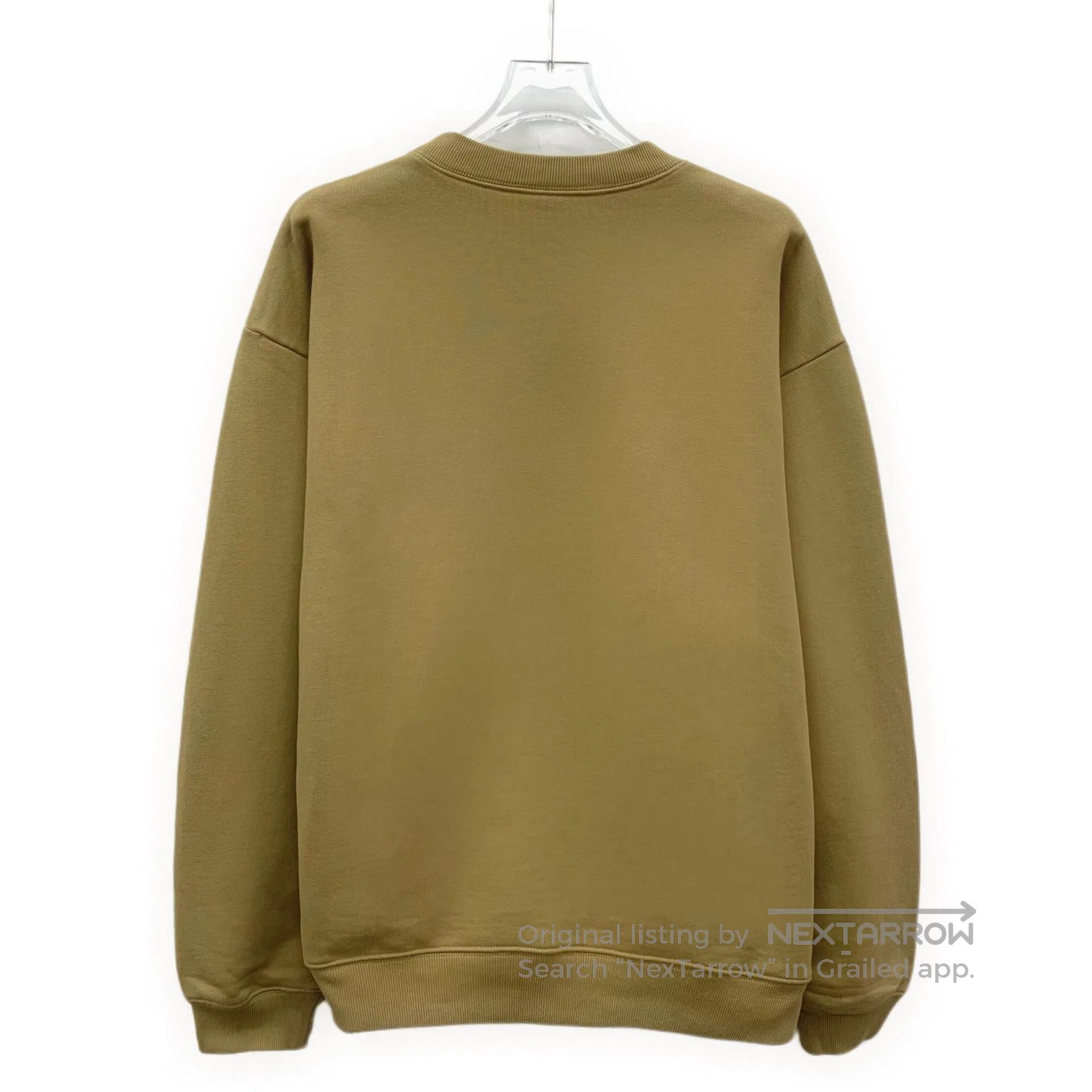 Balenciaga Balenciaga Brown cotton round neck long sleeve sweater wit Size US M / EU 48-50 / 2 - 2 Thumbnail