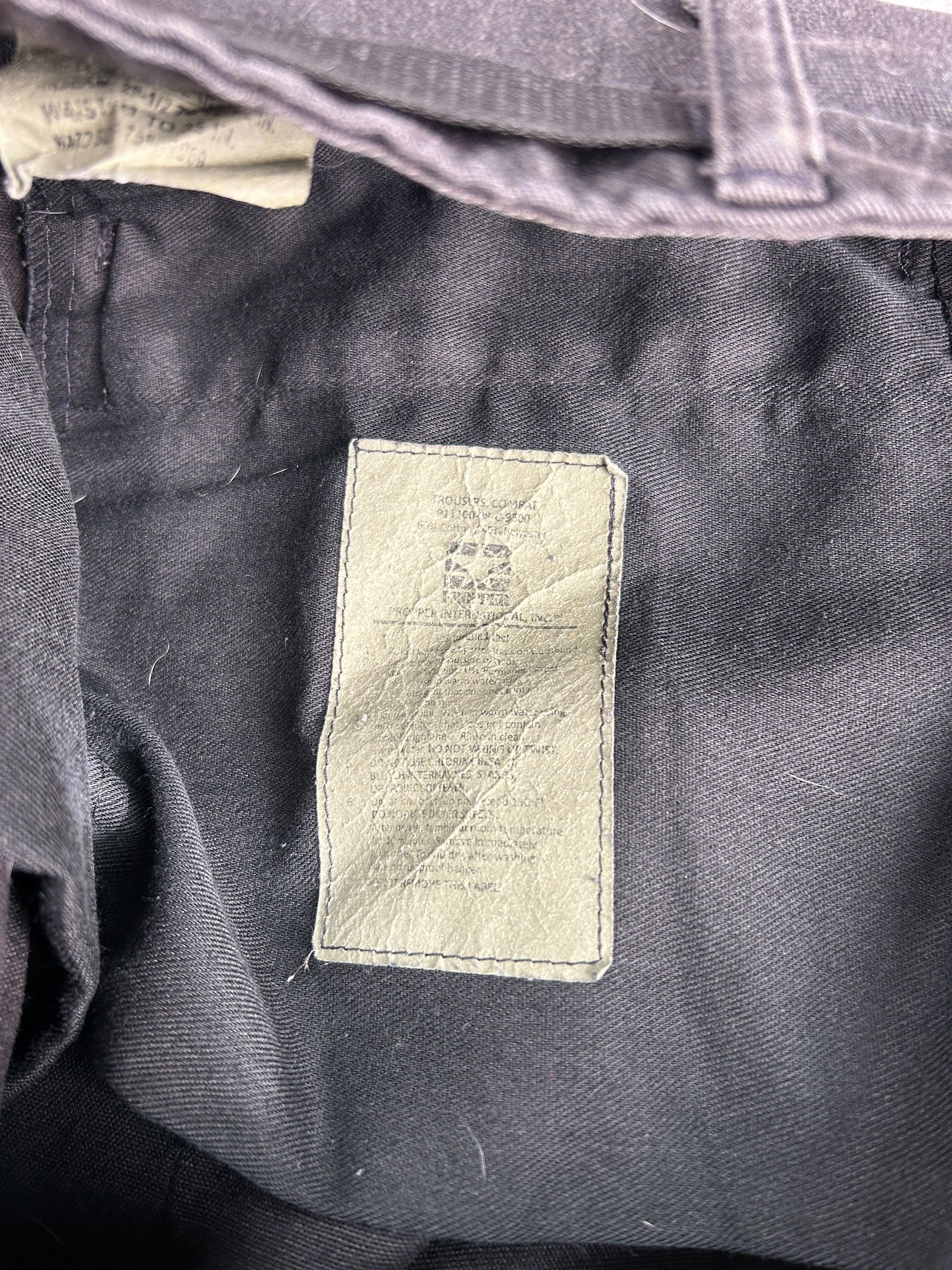 Vintage VTG Balenciaga Rick Owens Style Black Cargo Jeans 90s Y2K Size US 32 / EU 48 - 9 Thumbnail