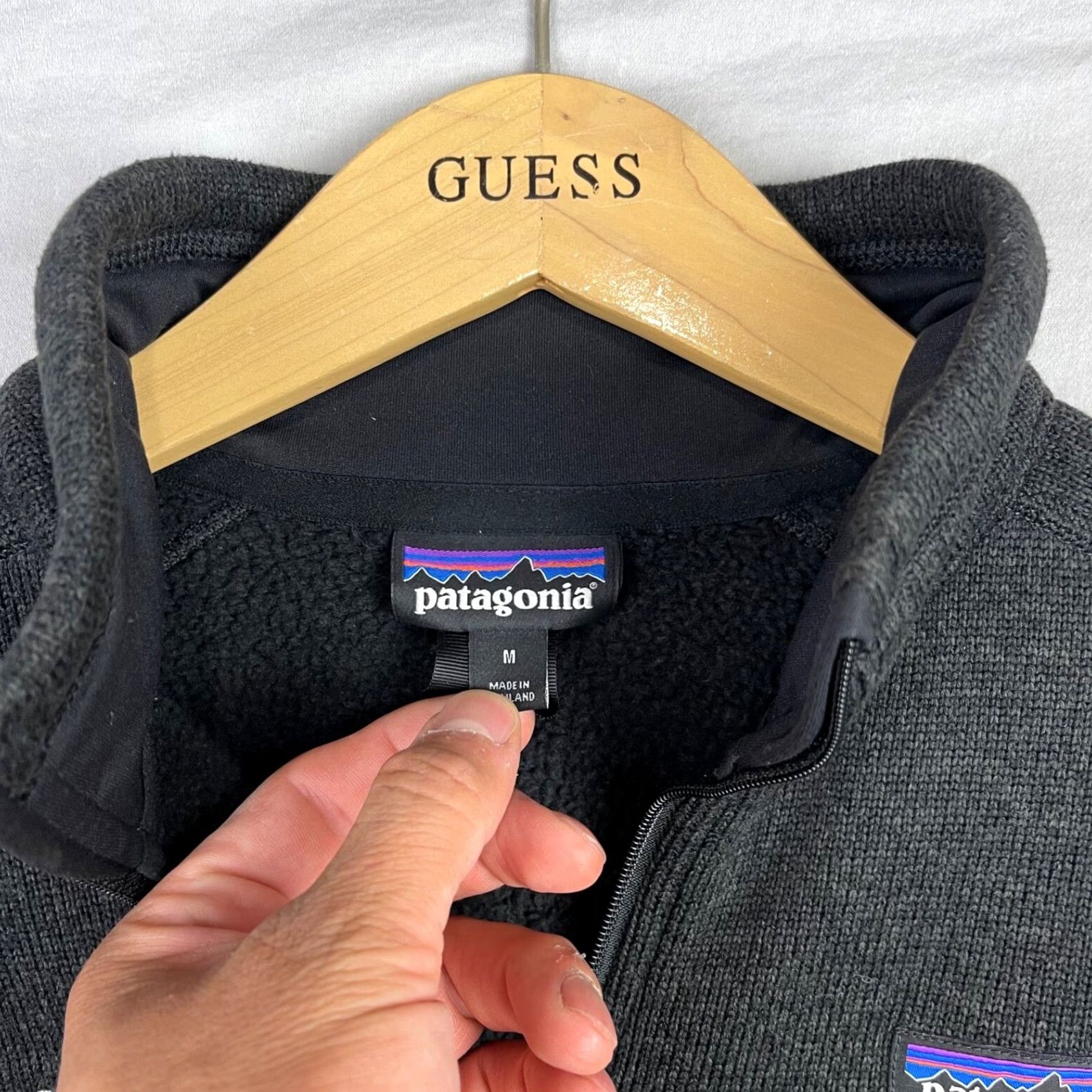 Patagonia Patagonia Better Sweater Women Medium Full Zip Fleece Outdoor Hiking Logo Embroidered Zipper Black Cotton? Size S / US 4 / IT 40 - 4 Thumbnail