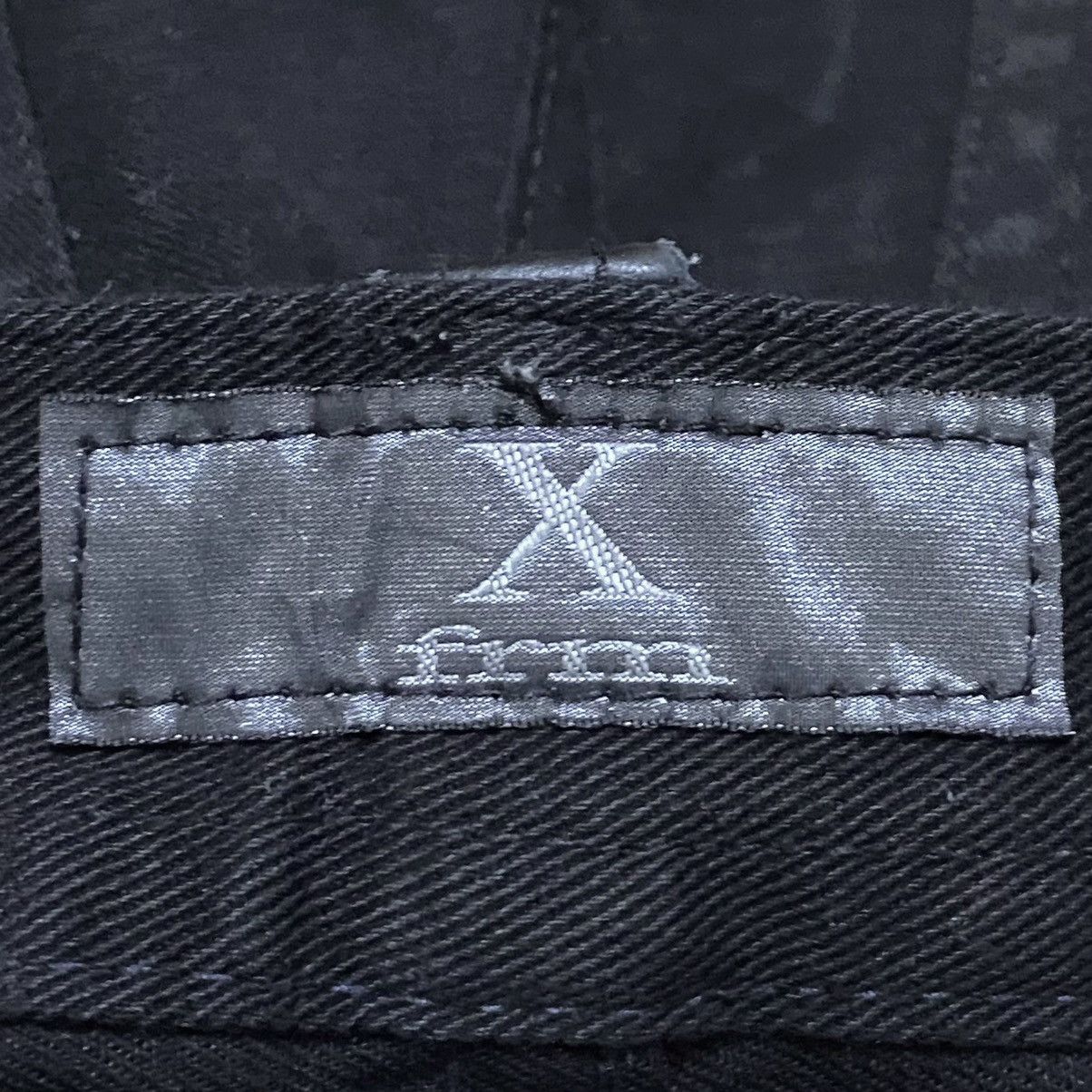 Le Grande Bleu (L.G.B.) Rare Vintage Japanese Brand X Frm Flared Waxed Jeans 1990s Size US 28 / EU 44 - 10 Thumbnail