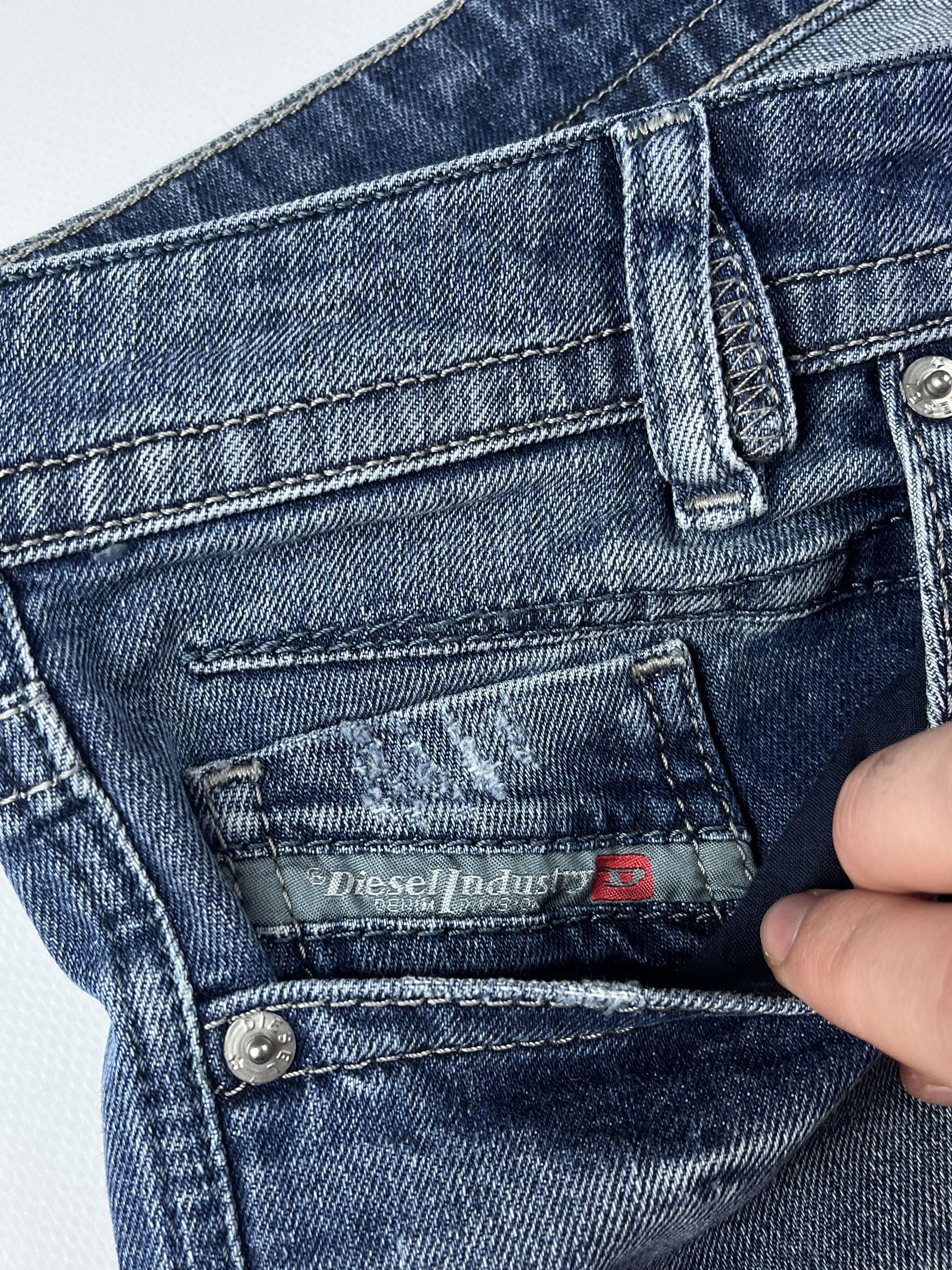 Diesel × Hysteric Glamour × Japanese Brand Diesel Mens Akee Baggy Fit Blue Denim Jeans Size US 31 - 6 Thumbnail