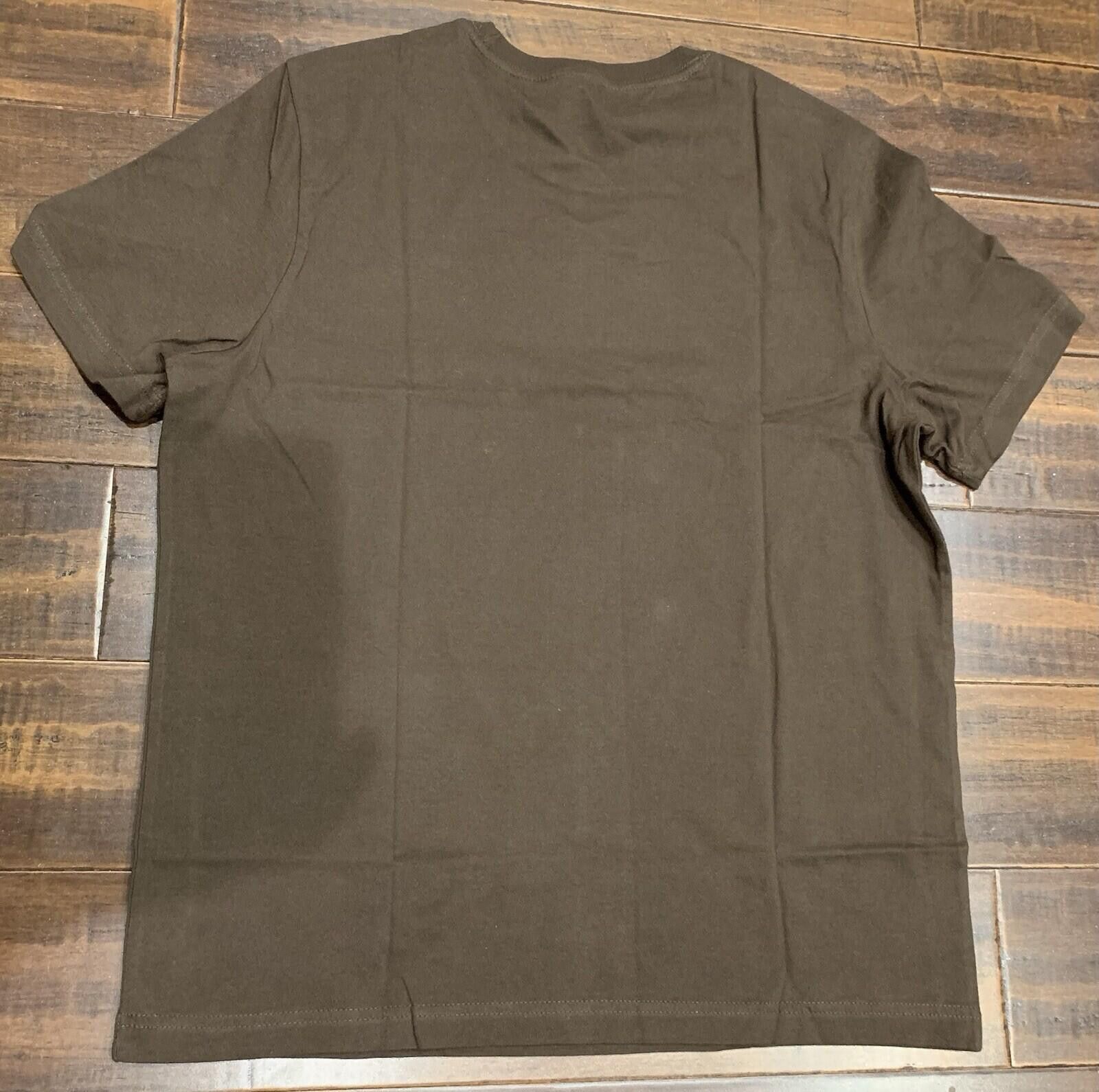 Other Men's Large Brown Crew Neck Short Sleeve T-Shirt Size US L / EU 52-54 / 3 - 7 Thumbnail