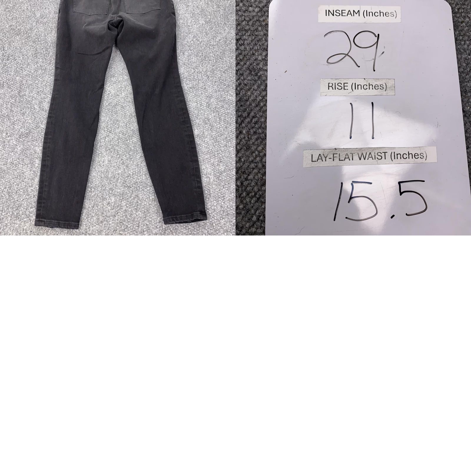 Duluth Trading Company Duluth Trading Pants Womens 8 Black Skinny Leg Stretch Denim Pull On Jeans Jegging High Rise Slim Waist Elastic Pockets 29 In Inseam Womens Size 30" / US 8 / IT 44 - 9 Thumbnail