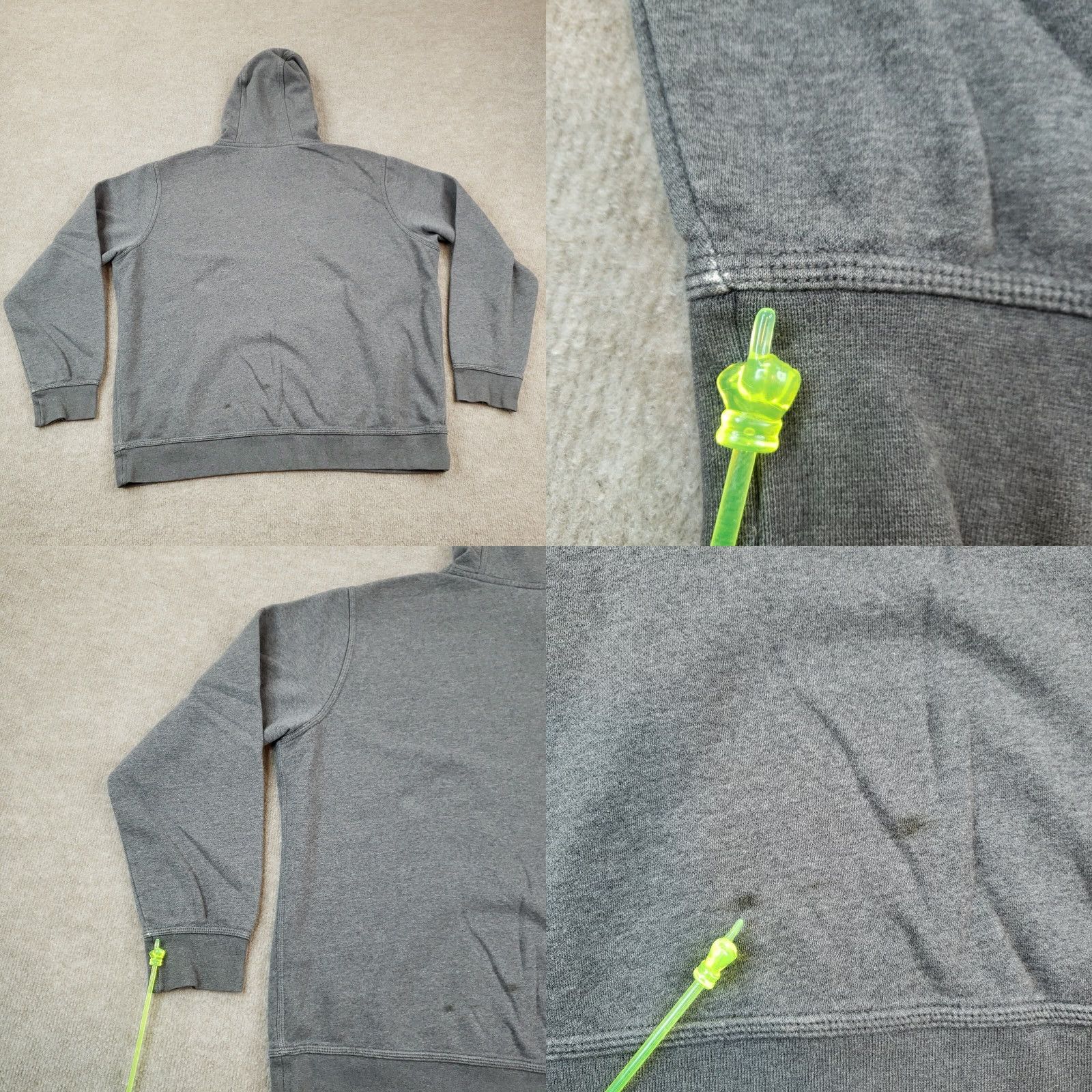 Nike Nike Mens Hooded Sweatshirt Gray XXL 2XL Long Sleeve Casual Pullover Size US XXL / EU 58 / 5 - 8 Thumbnail