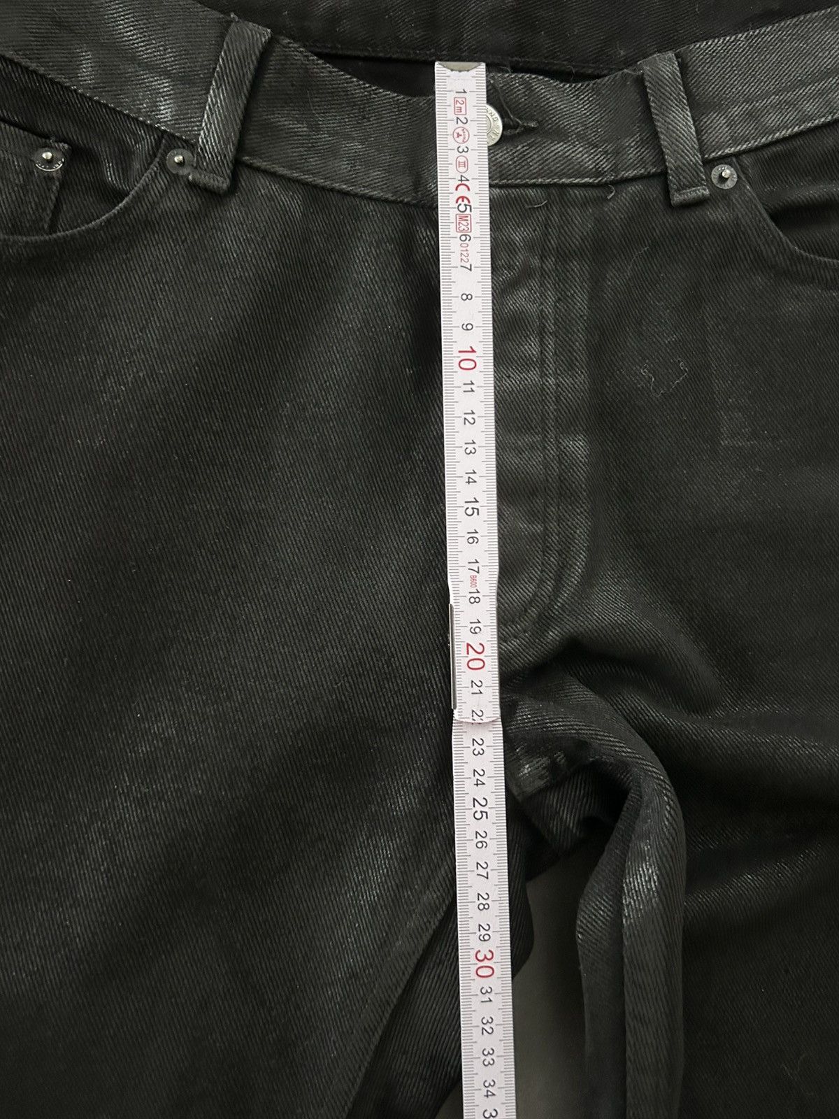 Helmut Lang Helmut Lang Wax-Coated Bootcut Jeans Size US 32 / EU 48 - 13 Thumbnail