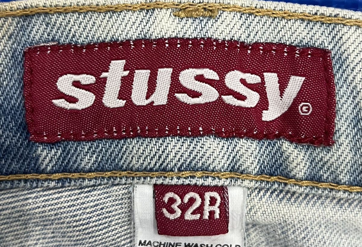 Stussy VINTAGE STUSSY MADE IN USA DENIM PANTS Size US 33 - 15 Thumbnail