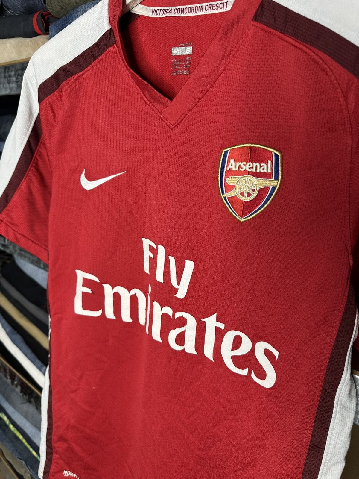 Nike 2008-10 Arsenal Nike Home Football Jersey Shirt Men’s Size S Size US S / EU 44-46 / 1 - 2 Thumbnail