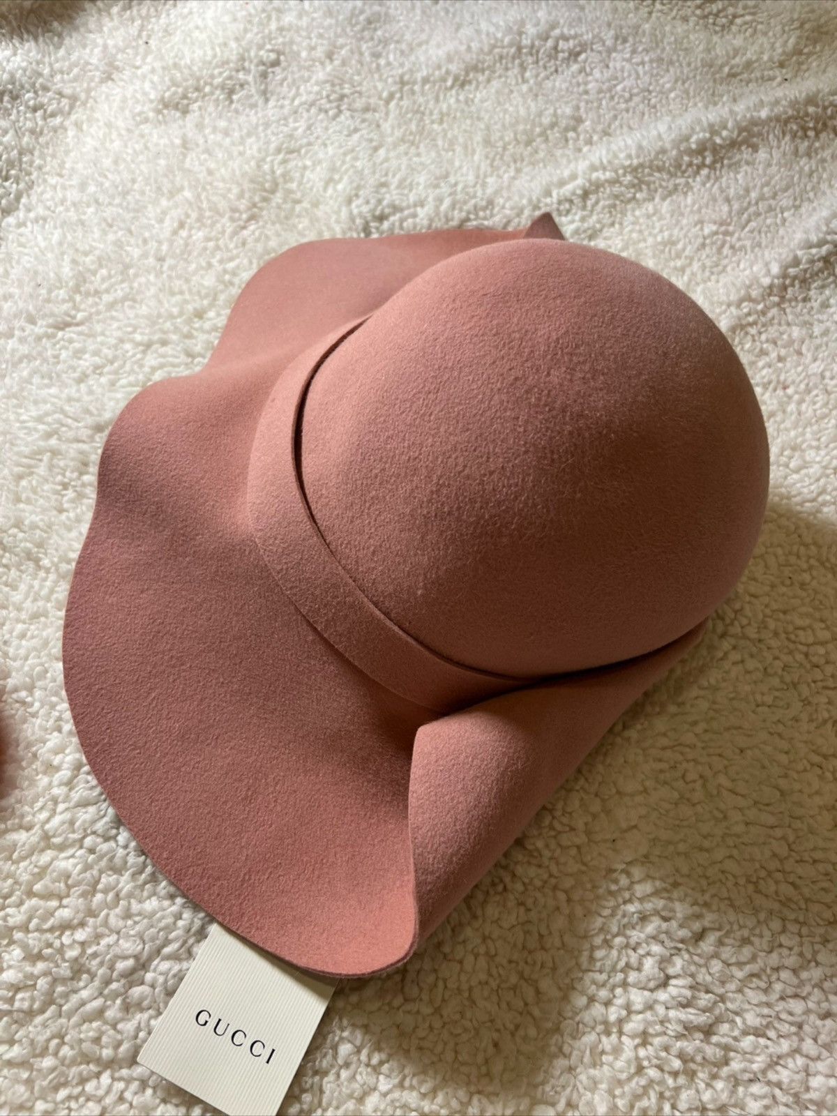 Gucci RARE Gucci runway wool crystal hat Size ONE SIZE - 4 Thumbnail