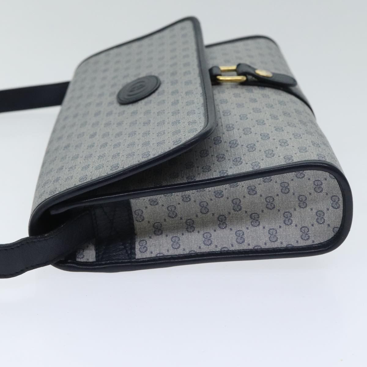 Gucci GUCCI Micro GG Supreme Shoulder Bag Navy Gold 001 115 001 Size ONE SIZE - 5 Thumbnail