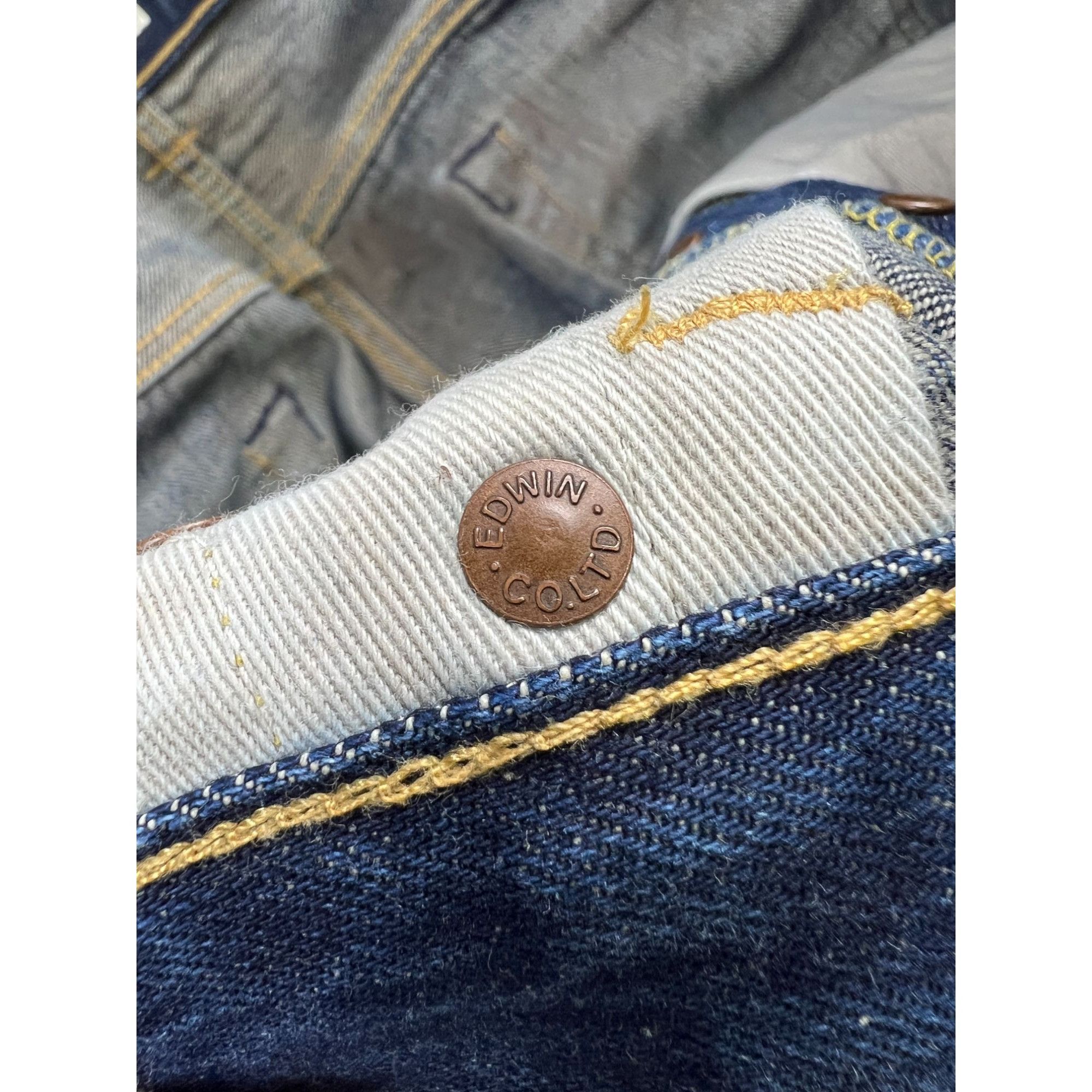 Edwin Edwin ED-80 Selvedge Denim Jeans Pants (Y0930) Size US 31 - 7 Thumbnail