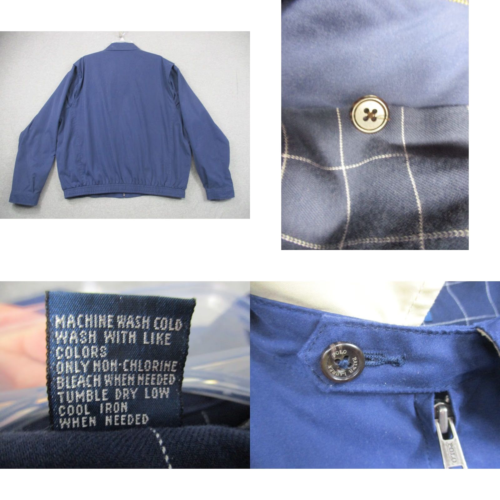 Ralph Lauren VINTAGE Polo Ralph Lauren Windbreaker Jacket Men XXL Navy Full Zip Size US XXL / EU 58 / 5 - 8 Thumbnail