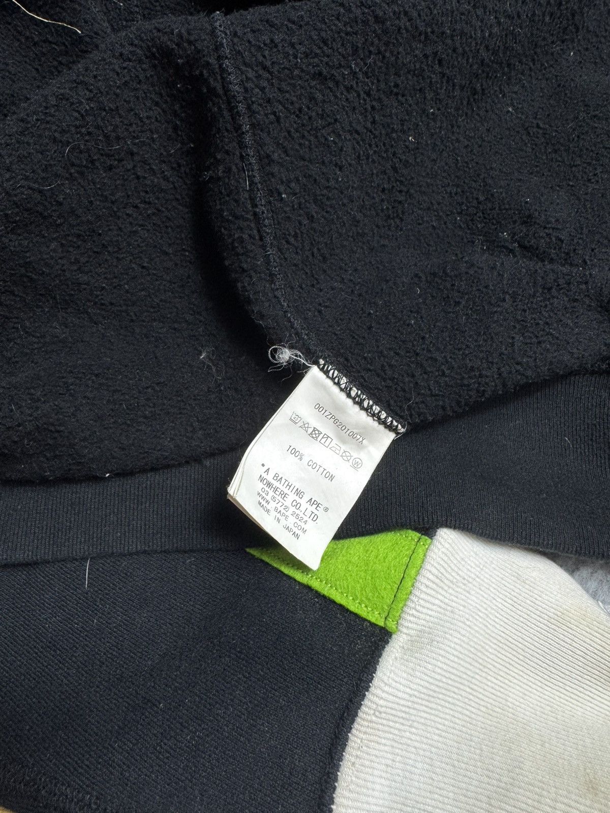 Bape Bape (A bathing Ape) panda/monkey full zip hoodie Size US L / EU 52-54 / 3 - 6 Thumbnail