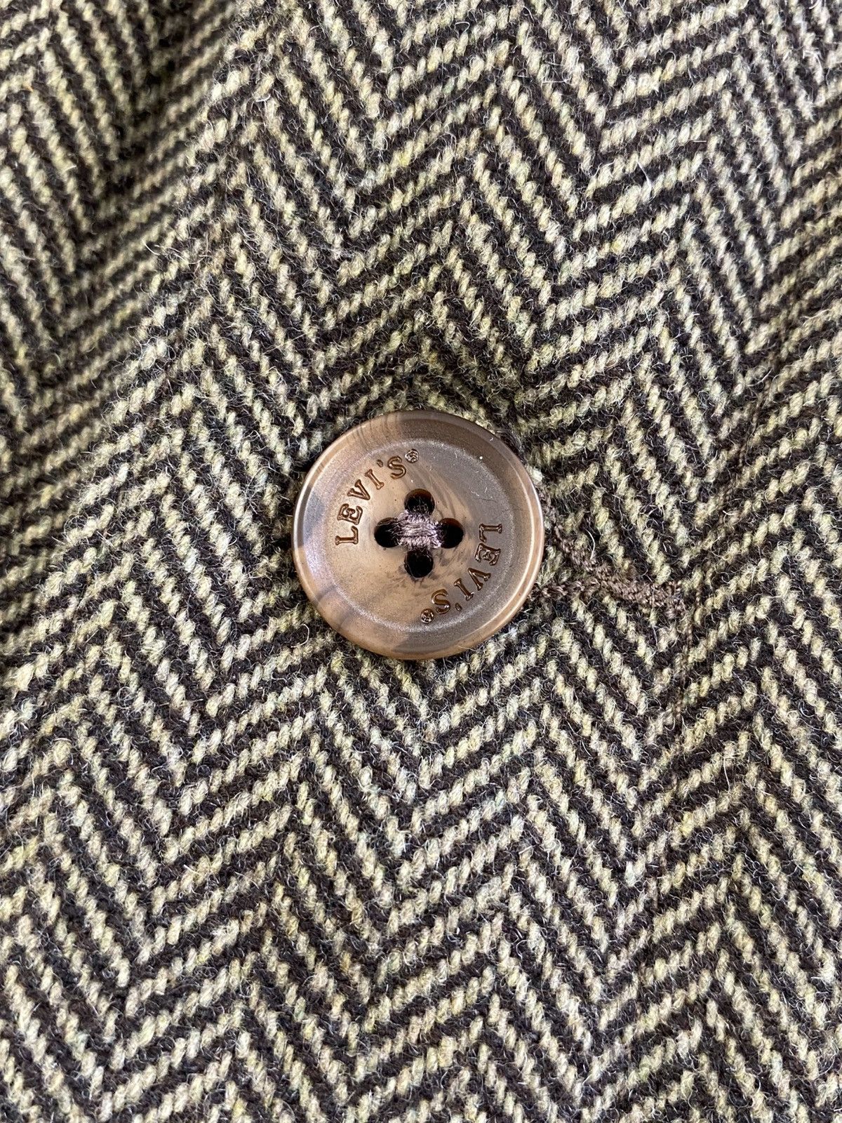 Levi's Levi's Jasper Club Sports Coat Blazer Herringbone Sherpa Size US M / EU 48-50 / 2 - 7 Thumbnail