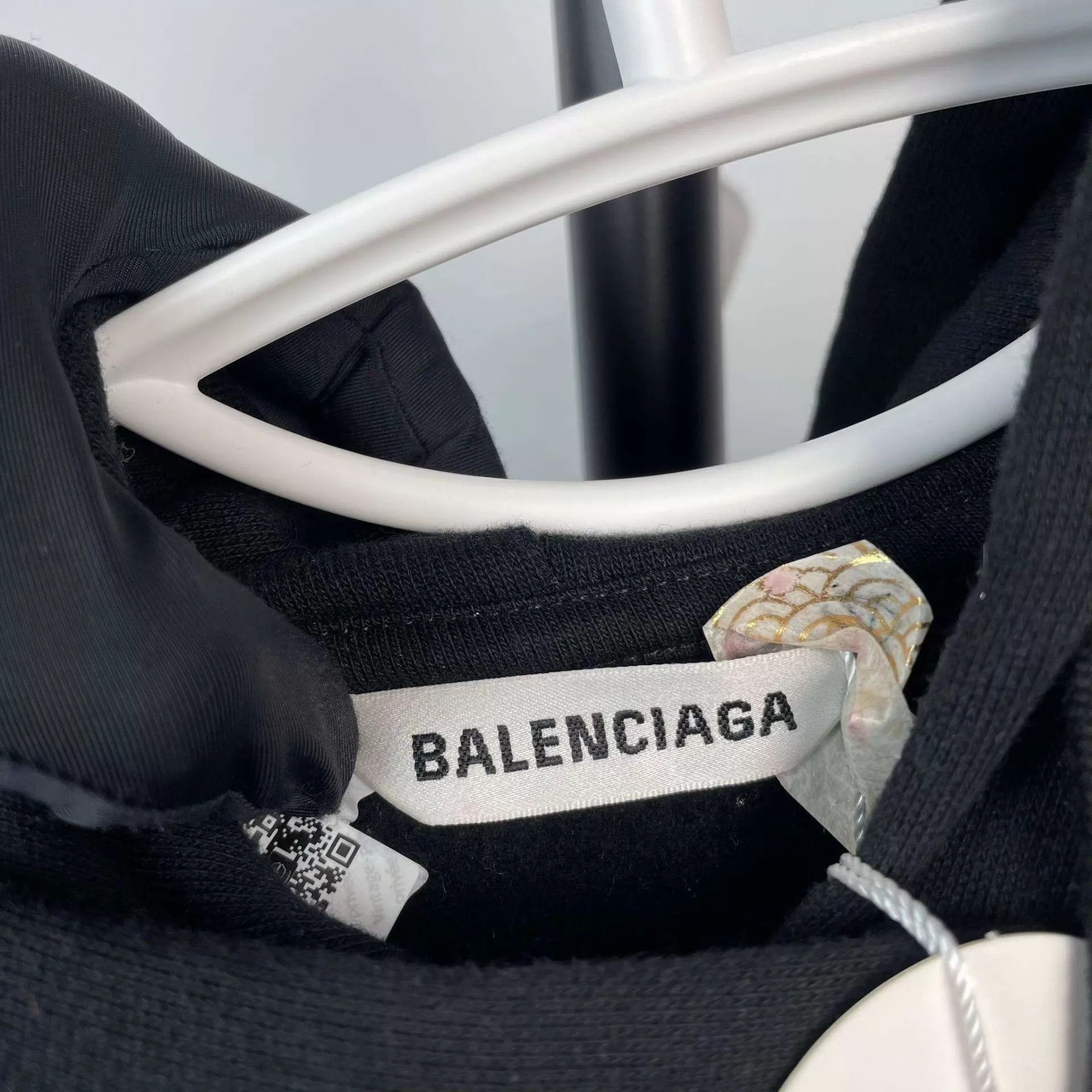 Balenciaga Balenciaga 95 New Cotton Sweatshirt M Black Size US M / EU 48-50 / 2 - 3 Thumbnail