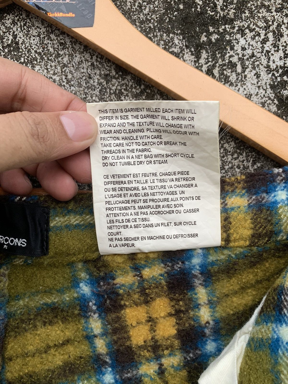 Comme des Garcons Vintage Comme des Garcons Yellow Plaid Pants Wool Size 30" / US 8 / IT 44 - 14 Thumbnail