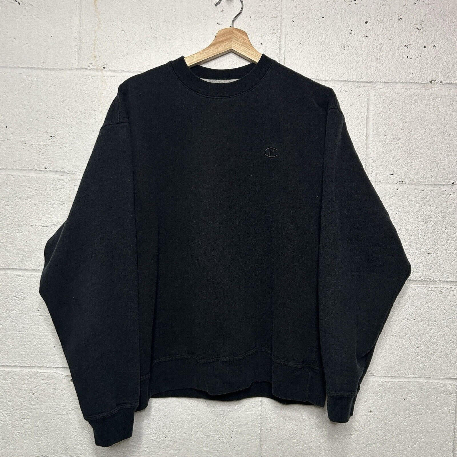 Champion Champion Authentic EcoFleece Sweatshirt Crewneck "Black" Size US L / EU 52-54 / 3 - 1 Thumbnail