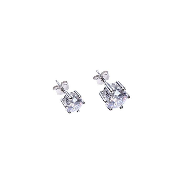 Jewelry Crazy Earrings One Pairs Chrome Jewelry Size ONE SIZE - 5 Thumbnail
