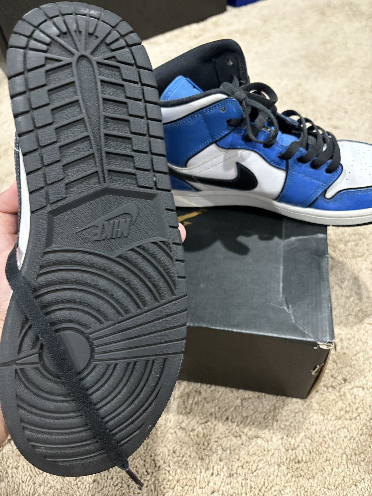 Jordan Brand Air Jordan 1 Se in blue colorway Size US 9 / EU 42 - 5 Thumbnail