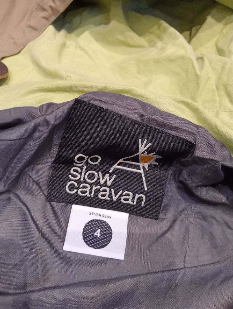 go slow caravan GO SLOW CARAVAN BREATHABLE PATCH MOUNTAIN PARKA JACKET Size US XL / EU 56 / 4 - 15 Thumbnail