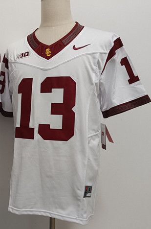 Other Men's USC Trojans #13 Caleb Williams White Stitched Jersey Size US L / EU 52-54 / 3 - 3 Thumbnail