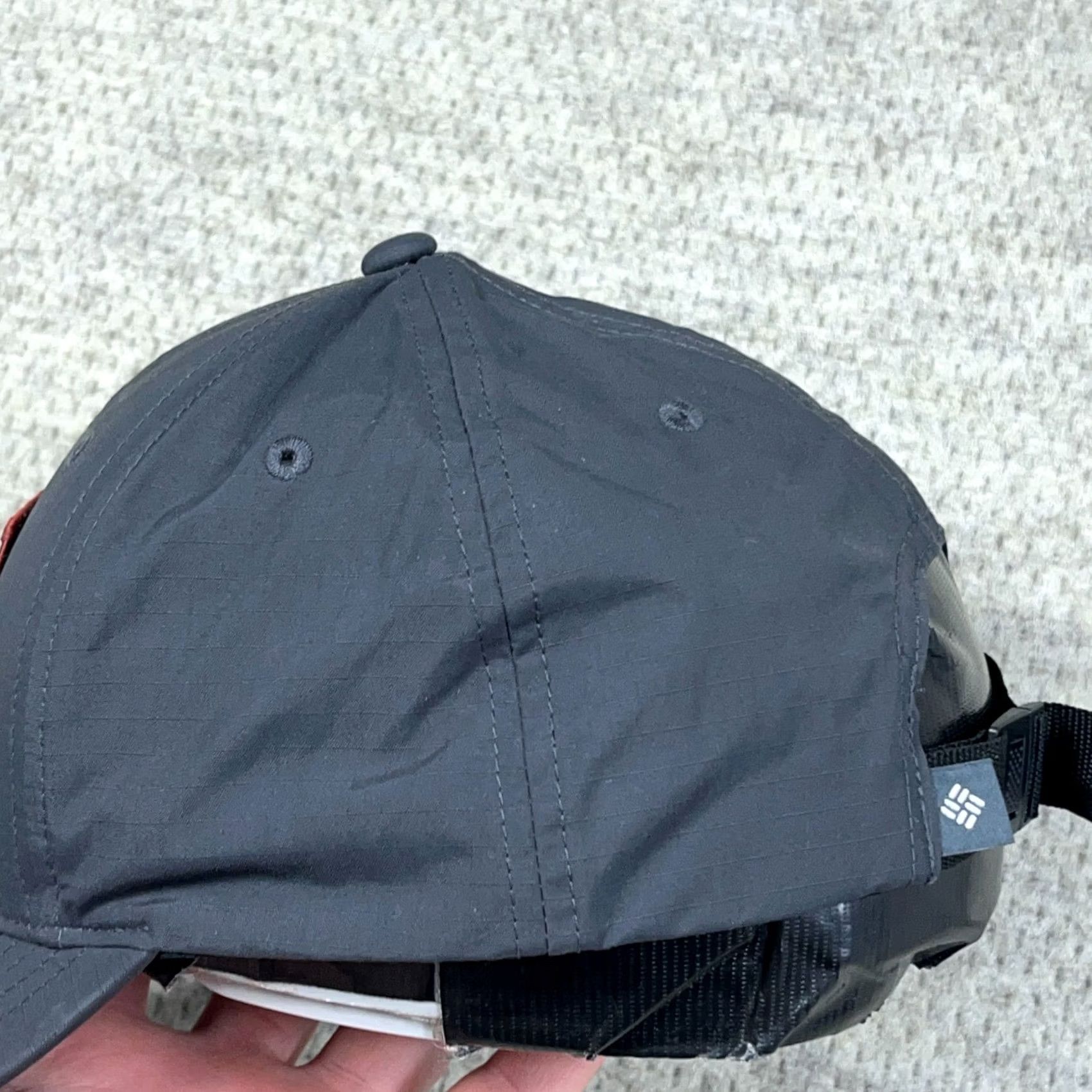 Vintage Columbia Hat Cap Snap Back Gray Performance Rip Stop Outdoor Hiking Baseball Size ONE SIZE - 4 Thumbnail