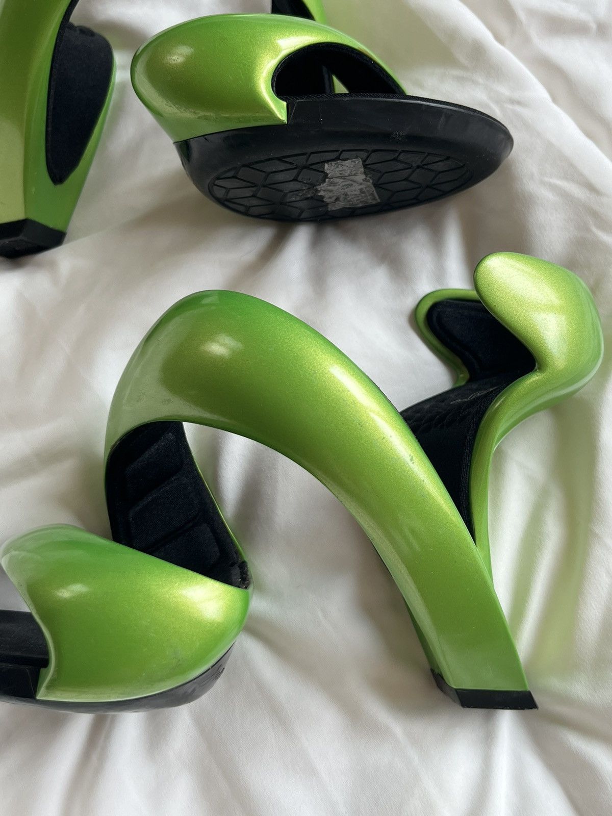 Other Julian Hakes Green Mojito Heels Size US 5 / IT 35 - 6 Thumbnail