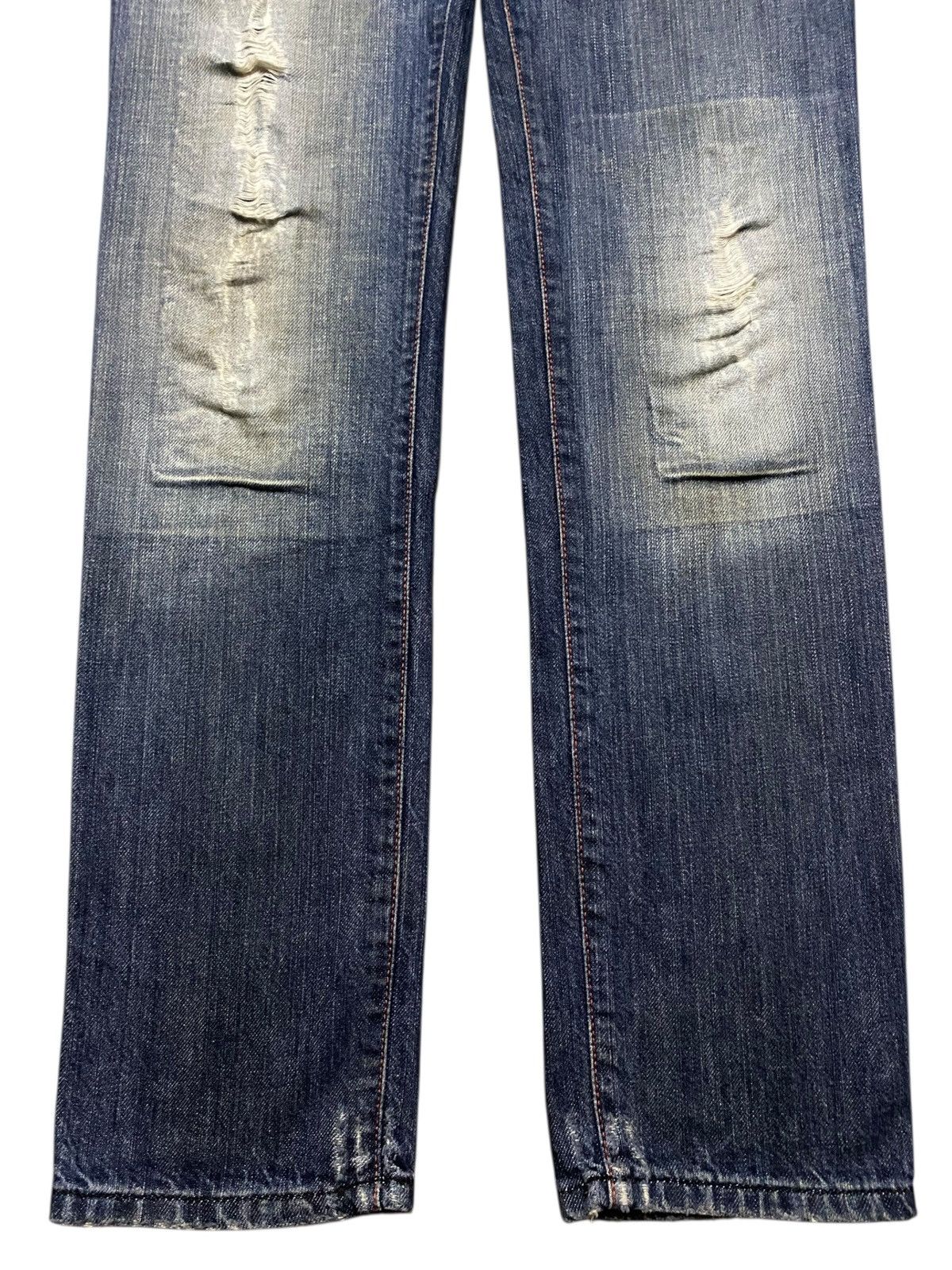 Diesel Black Gold Vintage Diesel Matic Wash Rhinestone Punk Style Skinny Jeans Size 31" - 5 Thumbnail