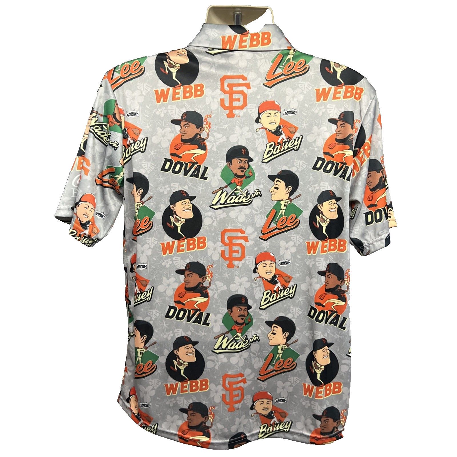 Other SF Giants MLB All Over Graphic Button Up Shirt Mens Medium Size US M / EU 48-50 / 2 - 2 Thumbnail