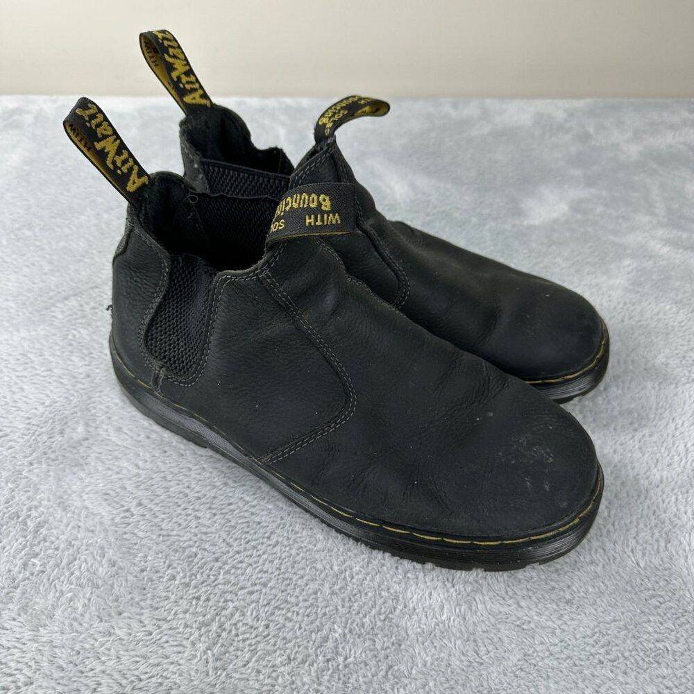Dr. Martens Dr Martens Hardie Black Leather Boots Men's Size 10 US Size US 10 / EU 43 - 8 Thumbnail