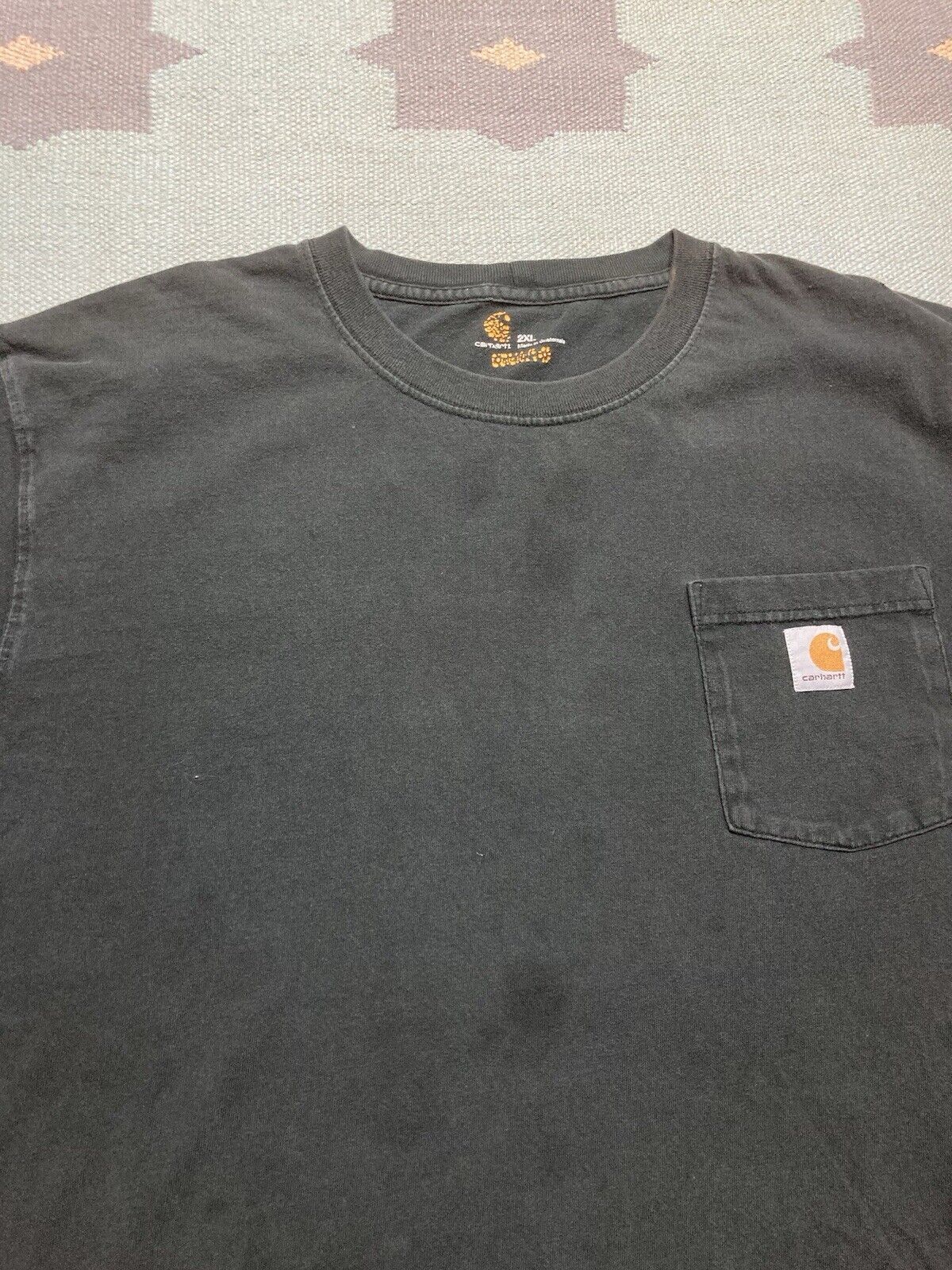Carhartt × Vintage Carhartt original fit t shirt black goth grunge workwear XXL Size US XXL / EU 58 / 5 - 4 Thumbnail